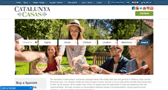 Desktop Screenshot of catalunyacasas.com